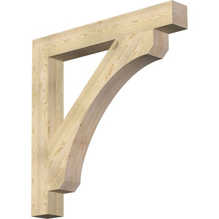 Ekena Millwork Legacy Block Rough Sawn Bracket, Douglas Fir, 6"W x 48"D x 48"H BKT06X48X48LEC05RDF